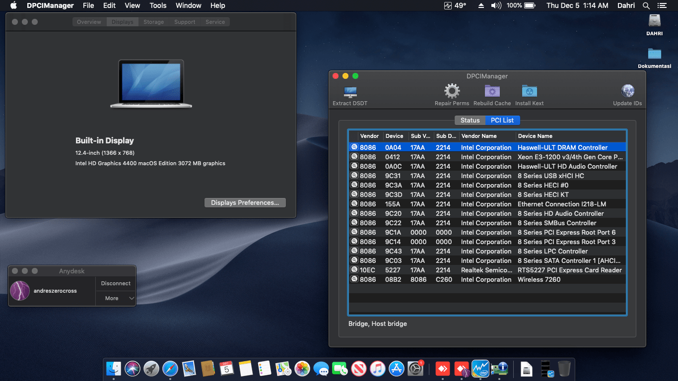 Lenovo ThinkPad X240 2nd [Haswell Intel HD 4400] 2